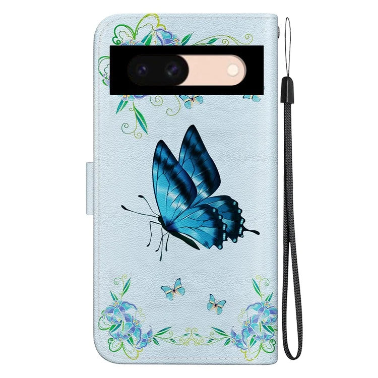For Google Pixel 8a Case Stylish Pattern Wallet Leather Smartphone Cover