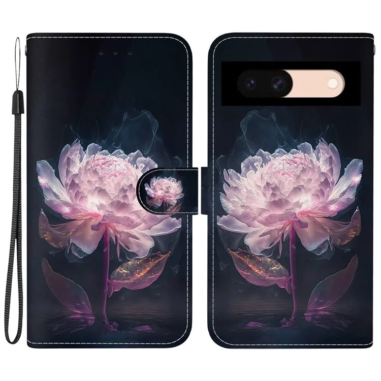 For Google Pixel 8a Case Stylish Pattern Wallet Leather Smartphone Cover