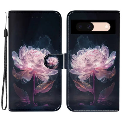 For Google Pixel 8a Case Stylish Pattern Wallet Leather Smartphone Cover