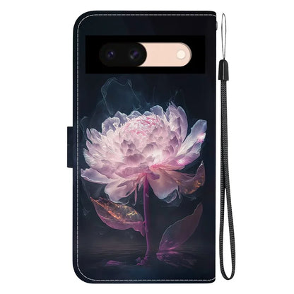 For Google Pixel 8a Case Stylish Pattern Wallet Leather Smartphone Cover