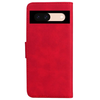 For Google Pixel 8a Phone Stand Case Wallet PU Leather Flip Solid Color Cell Phone Cover