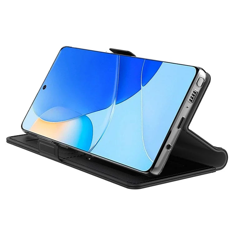 For Honor Magic6 Ultimate 5G Case Makeup Mirror Function Leather Cover with Card Holder