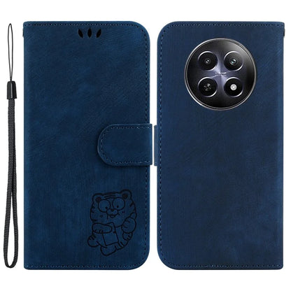 For Realme 12 5G / 12x 5G Wallet Case Cute Tiger Pattern Leather Phone Stand Cover