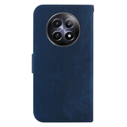For Realme 12 5G / 12x 5G Wallet Case Cute Tiger Pattern Leather Phone Stand Cover
