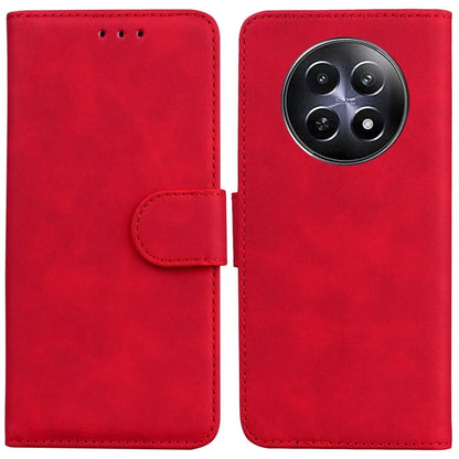 For Realme 12 5G / 12x 5G Case Solid Color Leather Wallet Flip Phone Cover