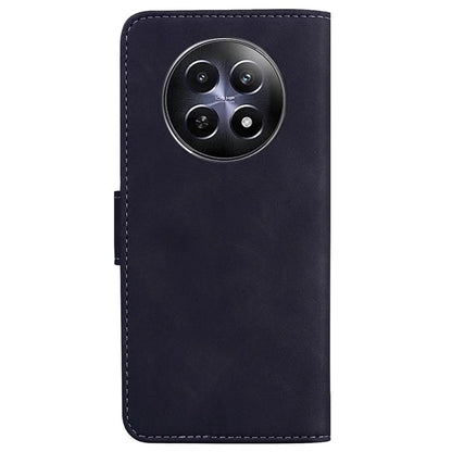 For Realme 12 5G / 12x 5G Case Solid Color Leather Wallet Flip Phone Cover