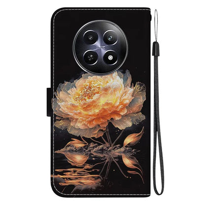 For Realme 12 5G / 12x 5G Wallet Phone Case Pattern Printing Protective Leather Cover
