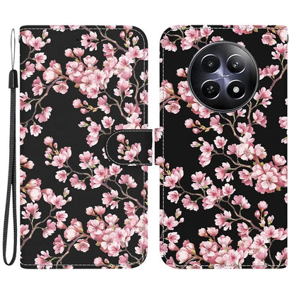 For Realme 12 5G / 12x 5G Wallet Phone Case Pattern Printing Protective Leather Cover
