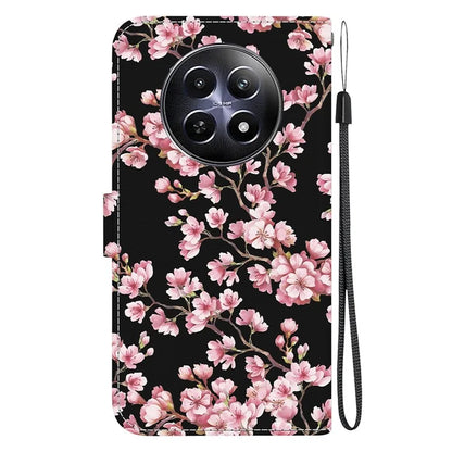 For Realme 12 5G / 12x 5G Wallet Phone Case Pattern Printing Protective Leather Cover