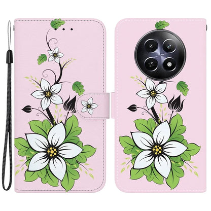 For Realme 12 5G / 12x 5G Wallet Phone Case Pattern Printing Protective Leather Cover