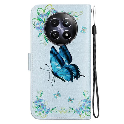 For Realme 12 5G / 12x 5G Wallet Phone Case Pattern Printing Protective Leather Cover