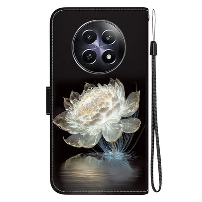 For Realme 12 5G / 12x 5G Wallet Phone Case Pattern Printing Protective Leather Cover