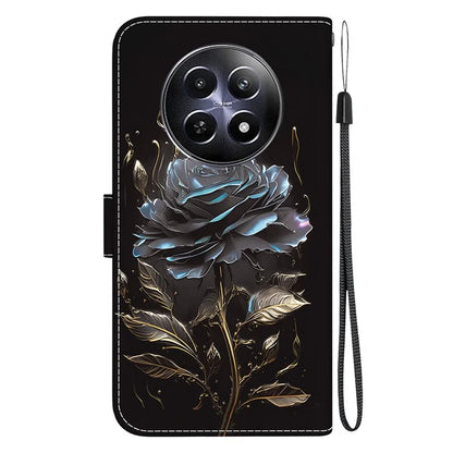For Realme 12 5G / 12x 5G Wallet Phone Case Pattern Printing Protective Leather Cover