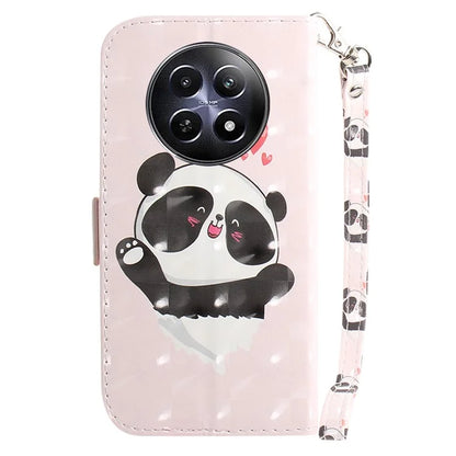 For Realme 12 5G / 12x 5G Leather Case Phone Wallet Cover Pattern Printing