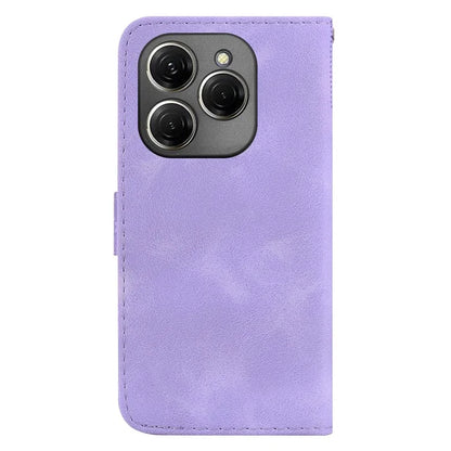 For TECNO Spark 20 Pro Wallet Case 7-Shape Imprint Foldable Leather Phone Cover