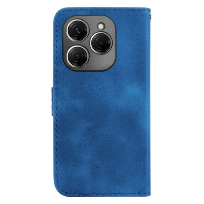 For TECNO Spark 20 Pro Wallet Case 7-Shape Imprint Foldable Leather Phone Cover