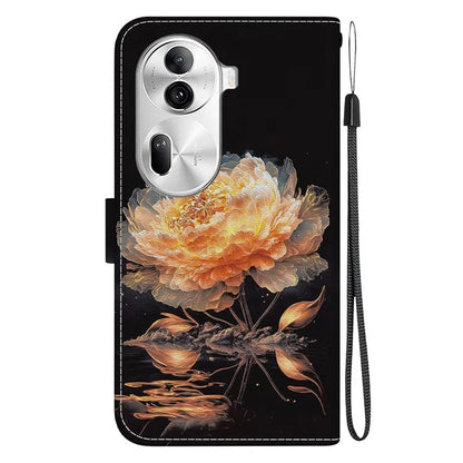 For Oppo Reno11 Pro 5G (Global) Leather Case Pattern Printing Wallet Phone Cover