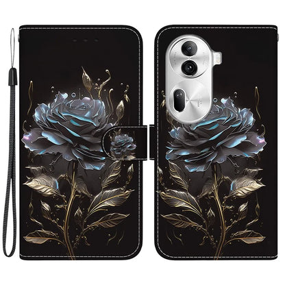 For Oppo Reno11 Pro 5G (Global) Leather Case Pattern Printing Wallet Phone Cover