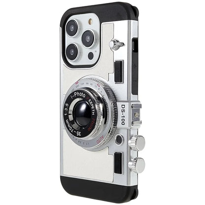 For iPhone 15 Pro Max Case with Lanyard Leather+TPU+PC Phone Cover Camera Design