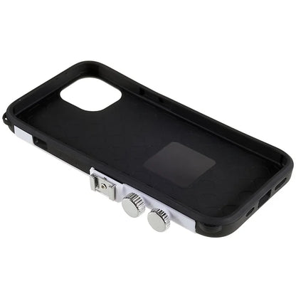 For iPhone 15 Plus Phone Case Vintage Style Camera Design Bump Proof Shell with Crossbody Strap