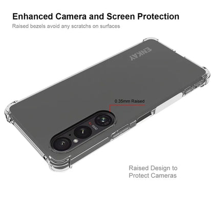 ENKAY HAT PRINCE For Sony Xperia 1 VI Case Drop-proof Non-slip TPU Phone Cover