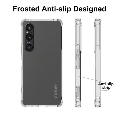 ENKAY HAT PRINCE For Sony Xperia 1 VI Case Drop-proof Non-slip TPU Phone Cover
