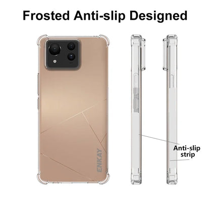ENKAY HAT PRINCE For Asus Zenfone 11 Ultra 5G TPU Case Reinforced Corners Clear Phone Cover