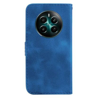 For Realme 12+ 5G / Narzo 70 Pro 5G Wallet Case 7-Shape PU Leather Protective Cover