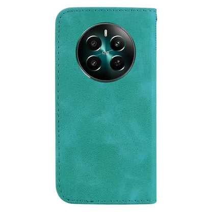 For Realme 12+ 5G / Narzo 70 Pro 5G Wallet Case 7-Shape PU Leather Protective Cover