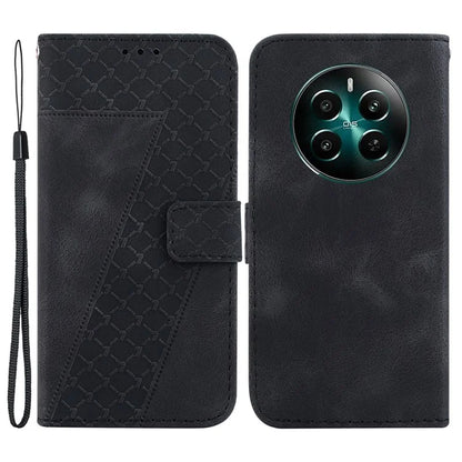 For Realme 12+ 5G / Narzo 70 Pro 5G Wallet Case 7-Shape PU Leather Protective Cover