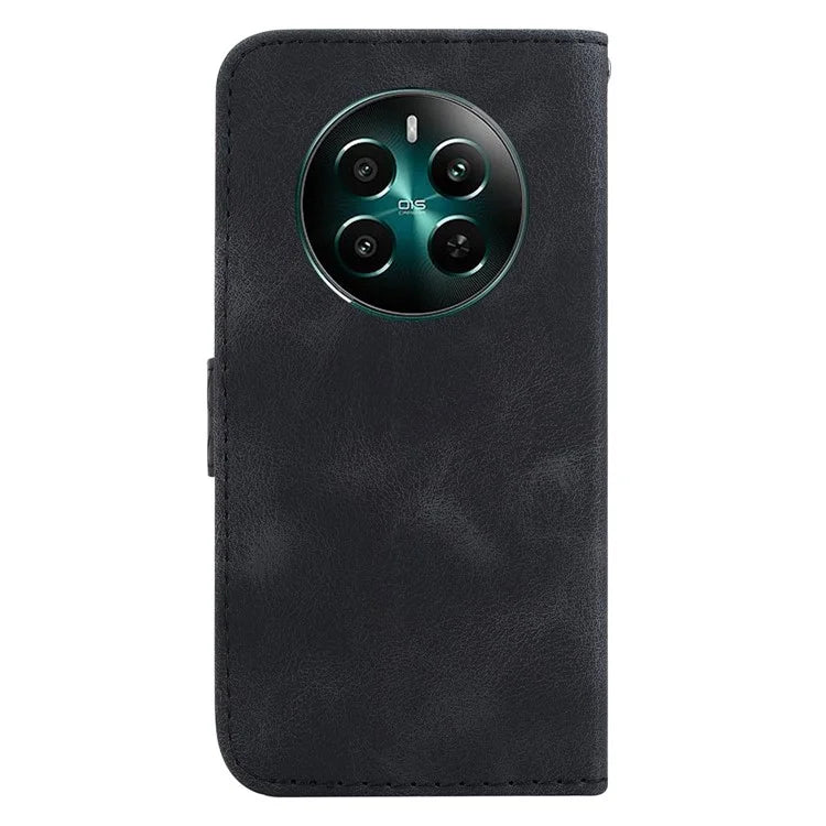 For Realme 12+ 5G / Narzo 70 Pro 5G Wallet Case 7-Shape PU Leather Protective Cover
