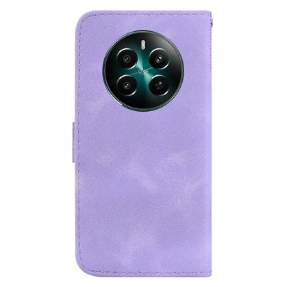 For Realme 12+ 5G / Narzo 70 Pro 5G Wallet Case 7-Shape PU Leather Protective Cover
