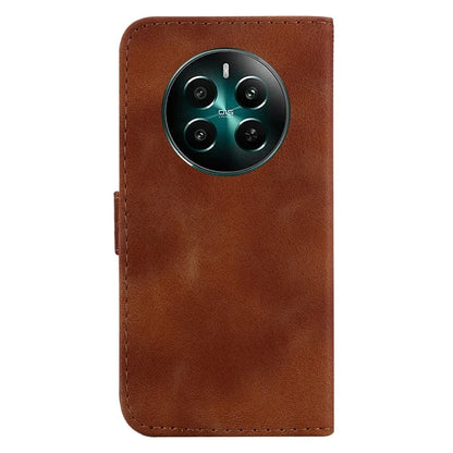 For Realme 12+ 5G / Narzo 70 Pro 5G Wallet Case 7-Shape PU Leather Protective Cover