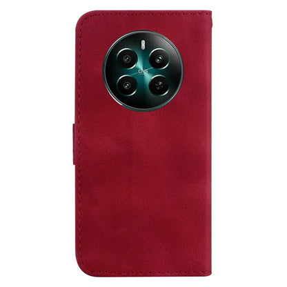 For Realme 12+ 5G / Narzo 70 Pro 5G Wallet Case 7-Shape PU Leather Protective Cover