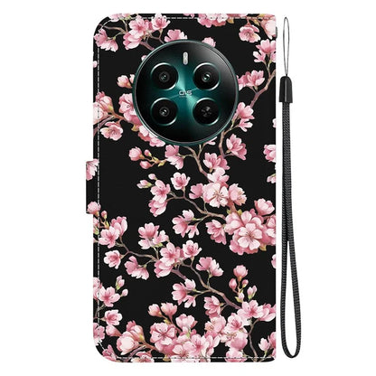 For Realme 12+ 5G / Narzo 70 Pro 5G Wallet Case Pattern Printed Anti-scratch Leather Phone Cover