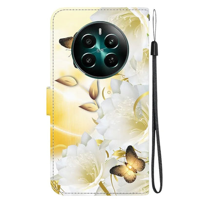 For Realme 12+ 5G / Narzo 70 Pro 5G Wallet Case Pattern Printed Anti-scratch Leather Phone Cover