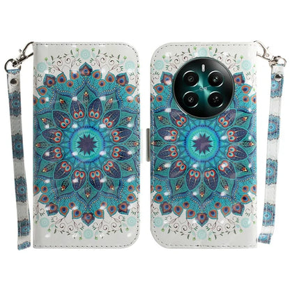 For Realme 12+ 5G / Narzo 70 Pro 5G Wallet Case Pattern Printing Phone Leather Cover