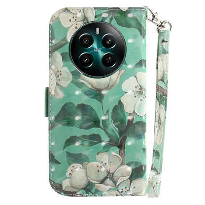 For Realme 12+ 5G / Narzo 70 Pro 5G Wallet Case Pattern Printing Phone Leather Cover