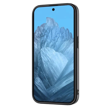ABEEL For Google Pixel 9 / Pixel 9 Pro Phone Case Textured Leather Coated PC+TPU Back Cover