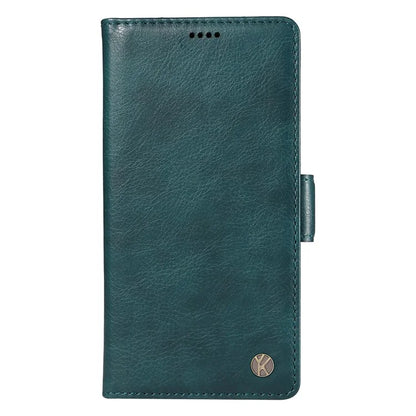 YIKATU YK-007 For iPhone 13 Wallet Case Litchi Texture Leather Stand Phone Cover