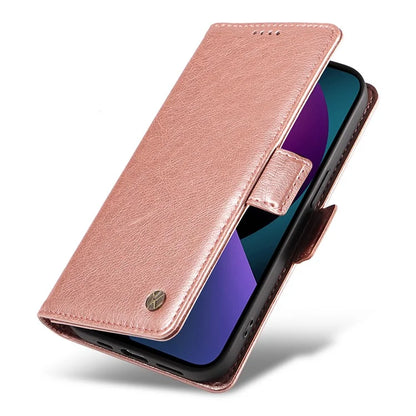 YIKATU YK-007 For iPhone 13 Wallet Case Litchi Texture Leather Stand Phone Cover