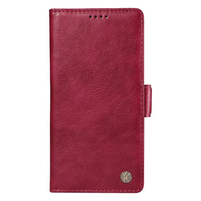 YIKATU YK-007 For iPhone 13 Wallet Case Litchi Texture Leather Stand Phone Cover