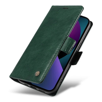 YIKATU YK-007 For iPhone 13 Wallet Case Litchi Texture Leather Stand Phone Cover