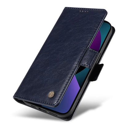 YIKATU YK-007 For iPhone 13 Wallet Case Litchi Texture Leather Stand Phone Cover