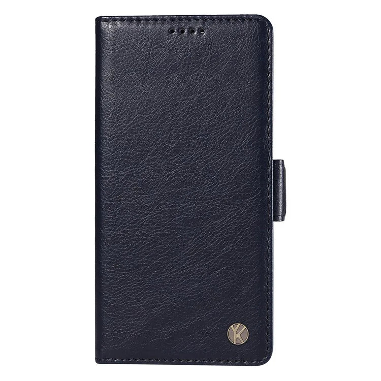 YIKATU YK-007 For iPhone 13 Wallet Case Litchi Texture Leather Stand Phone Cover