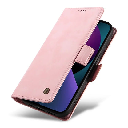 YIKATU YK-007 For iPhone 13 Wallet Case Litchi Texture Leather Stand Phone Cover