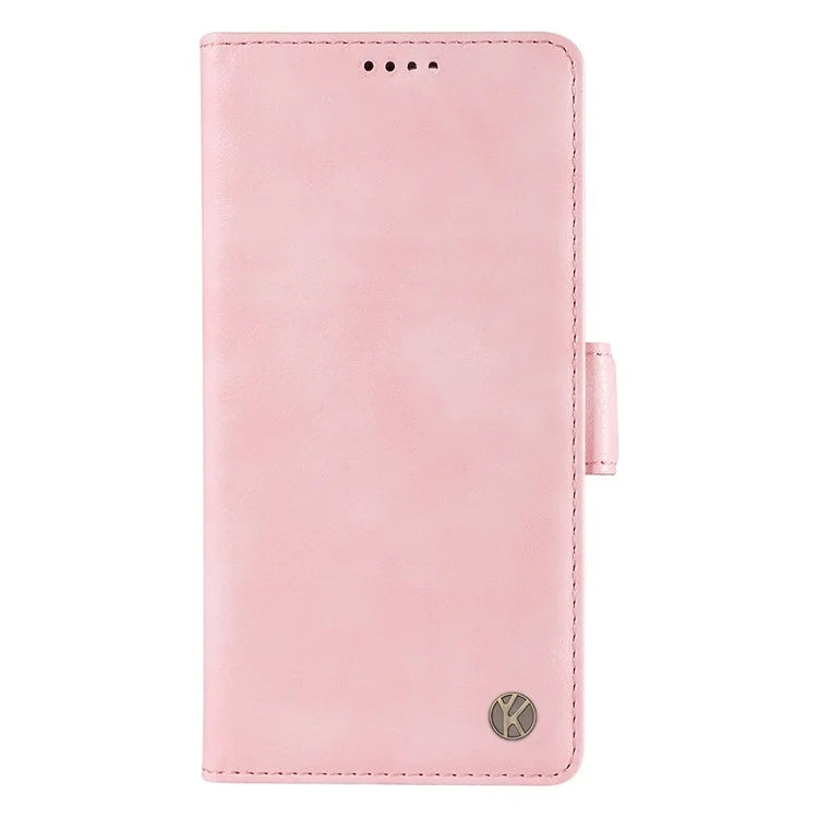 YIKATU YK-007 For iPhone 13 Wallet Case Litchi Texture Leather Stand Phone Cover