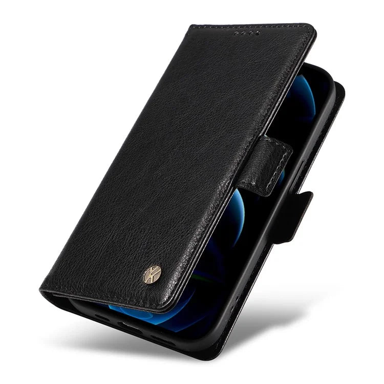 YIKATU YK-007 For iPhone 12 / 12 Pro Leather Case Wallet Protective Phone Cover