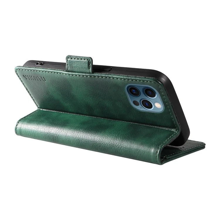YIKATU YK-007 For iPhone 12 / 12 Pro Leather Case Wallet Protective Phone Cover