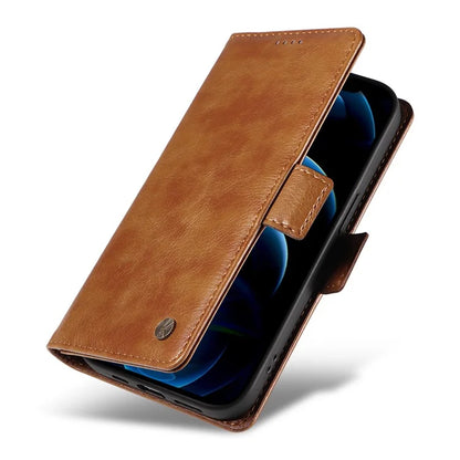 YIKATU YK-007 For iPhone 12 / 12 Pro Leather Case Wallet Protective Phone Cover